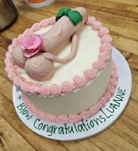 Boca-Raton-Florida-Mr-Dick-Bow-Tie-Bachelorette-Cake