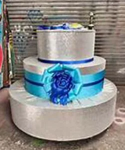 Boca-Raton-Florida-Popout-Cake-Wrapped-In-Bow-Popout-Cake